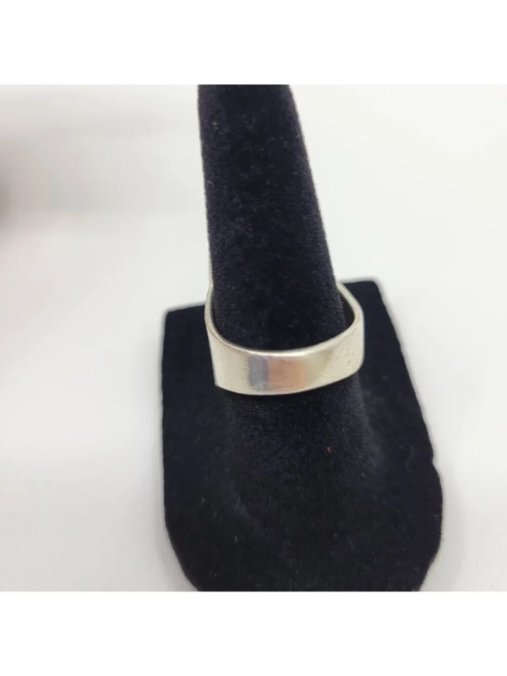 Vintage Sterling Silver Ring black Onyx Stone Marked Taxco Mexico 925 Size 7 JW0